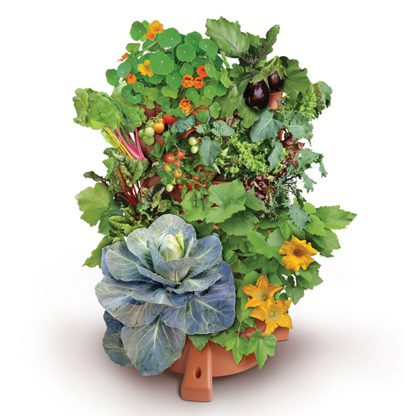 Garden Tower® 2 - 50-Plant Vertical Planter with Composting