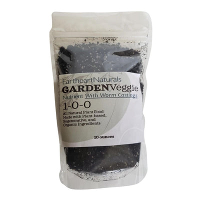 Organic Plant-Based Plant Food & Fertilizer with Worm Castings (Veggies, Flowers, Herbs)