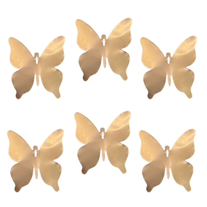 Decorative Copper Butterflies for Electroculture Gardening Antenna Plant Stakes (fits all CopperCore antennas)